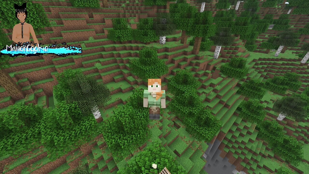 Minecraft mod Needs of Nature - Steve and alex masturbating and showing off some features! Like Cum!