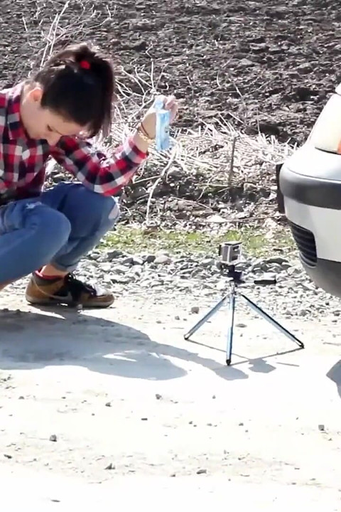 Spremanje za pišanje na ulici