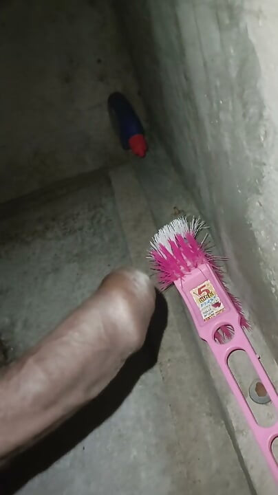 I put stuff in the bathroom