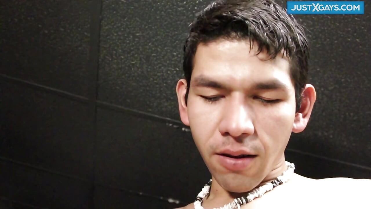 Hot guy moans as he gets ass drilled by a monster cock