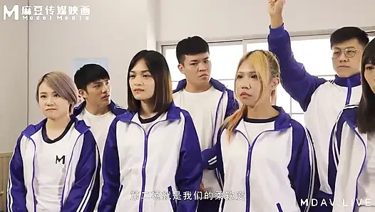 Mdhs-0005 Madou Lise / seks Fiziksel Fitness! 1v1 okul sonrası öğretmenlik!