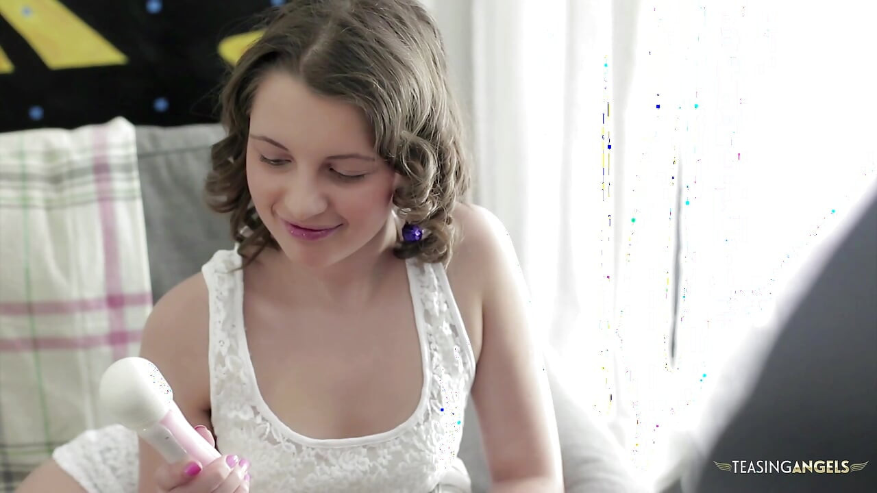 Bored housewife invites two hot neighbors for a while threesome while her husband is away