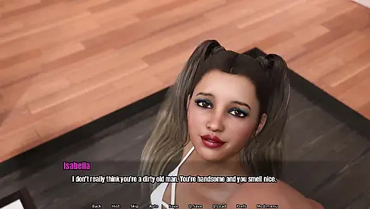 Rumah nenek: aku telah meraba pantatnya