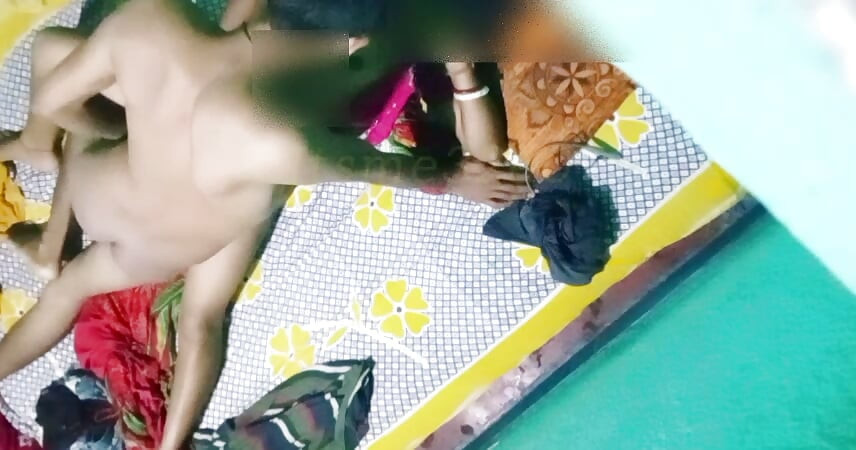 Indian young couple hot sex badroom wife fucking doggy style hard tite fucking Village wife