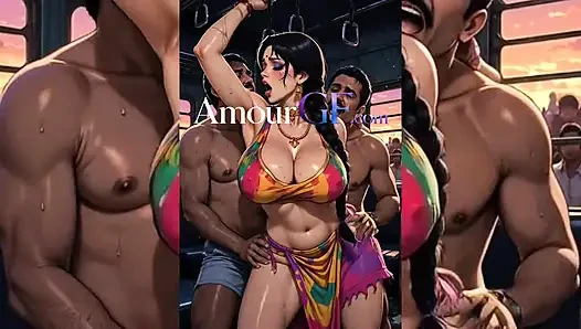 Old cocks fuck +19 girls hard cartoon kissing, deep pussy pounding, messy cum