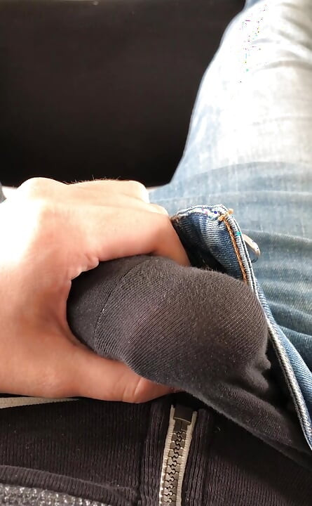 German Guy Sneaky Masturbation at Work