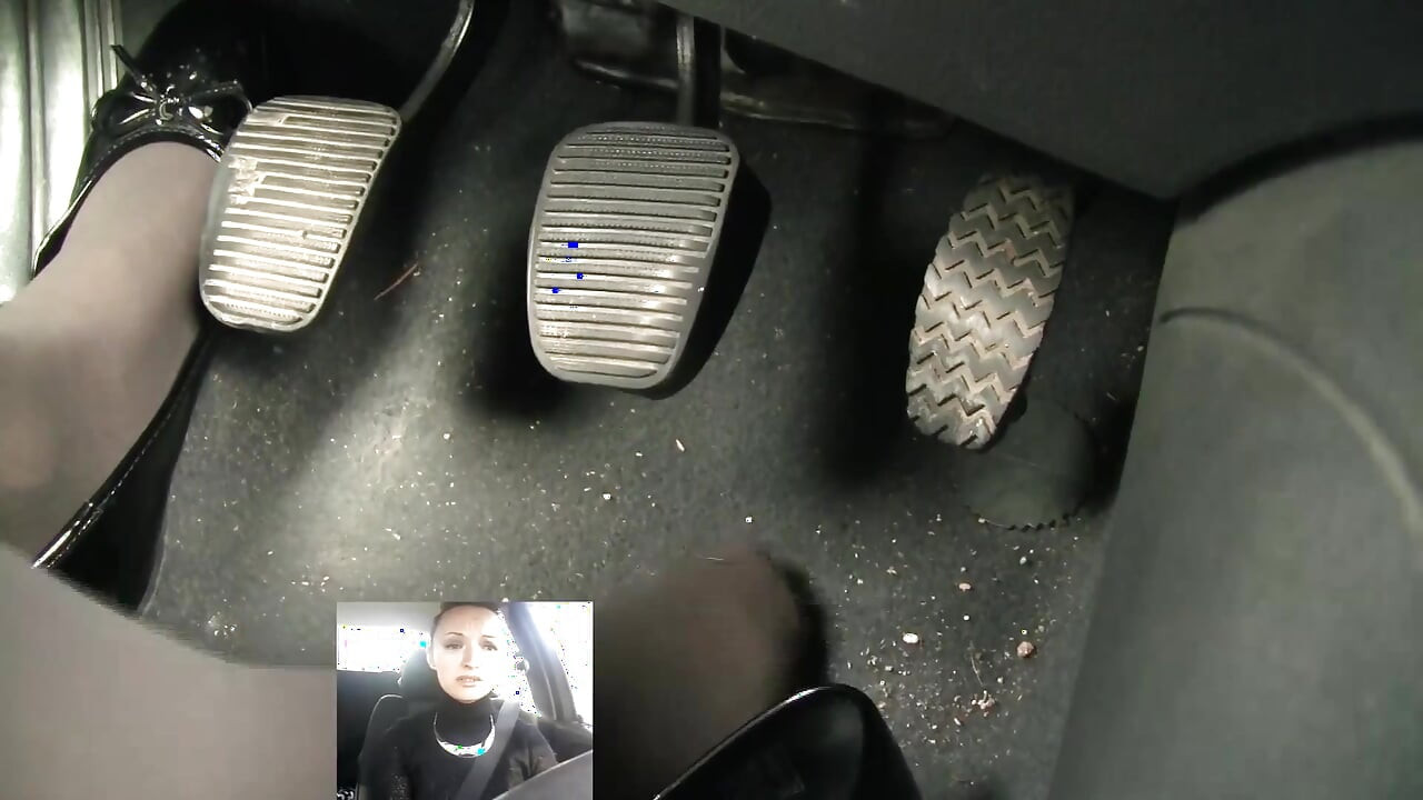Screaming Brake Failure in Black Patent Flats
