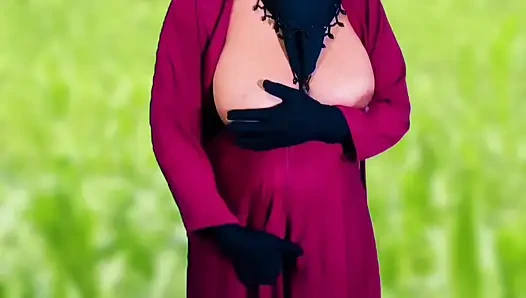 Jija Sali Fucking in Jungle Beautiful Sali Going to Form for Sex