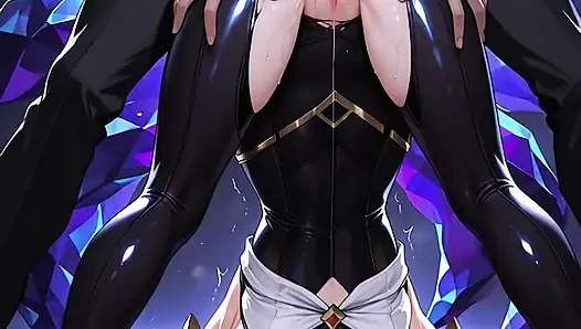 Animasi hentai kDA ahri