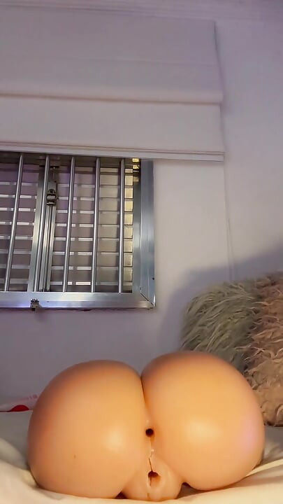 Intense Masturbation with My Big Cock in My Pussy! Lots of Cum.