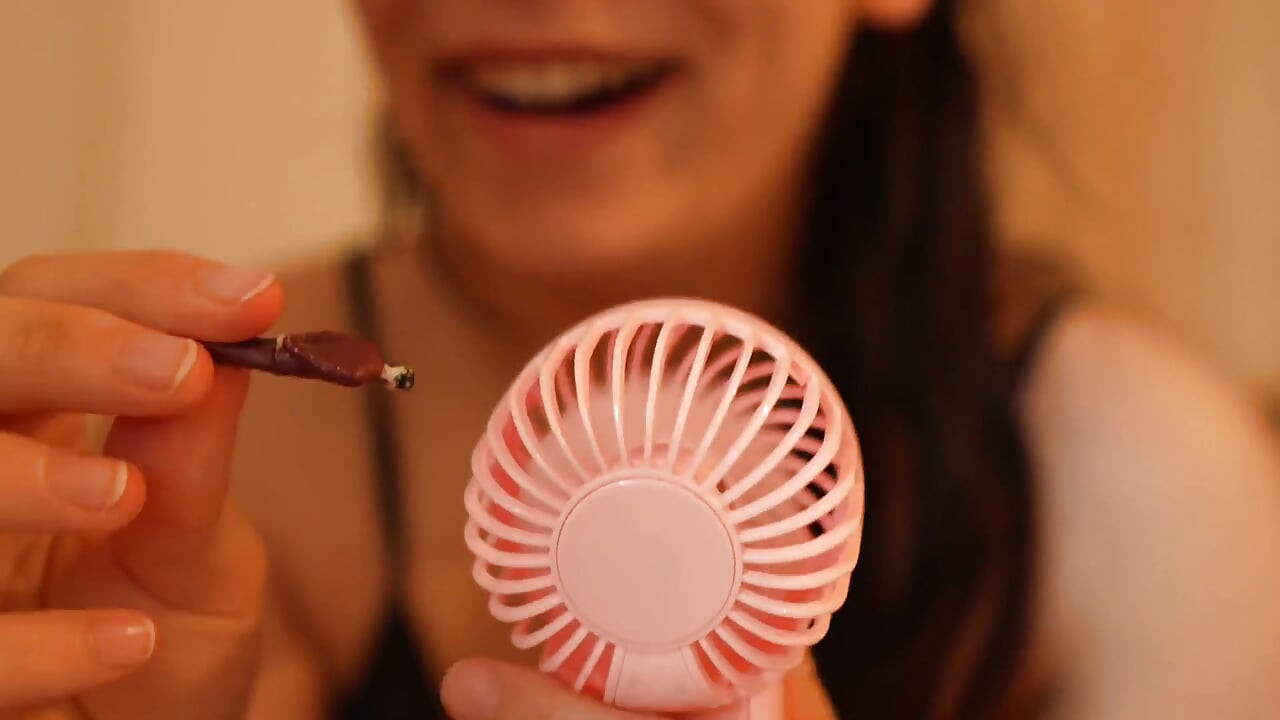 A Giantess Wife Humiliates and Taunts Her Tiny Husband, Mocking Him Because He Has a Small Cock.