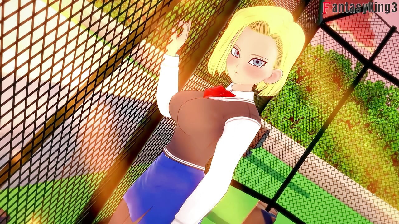 Android 18 entre à la fac pour continuer à baiser Gohan - Série Dragon Ball Zex