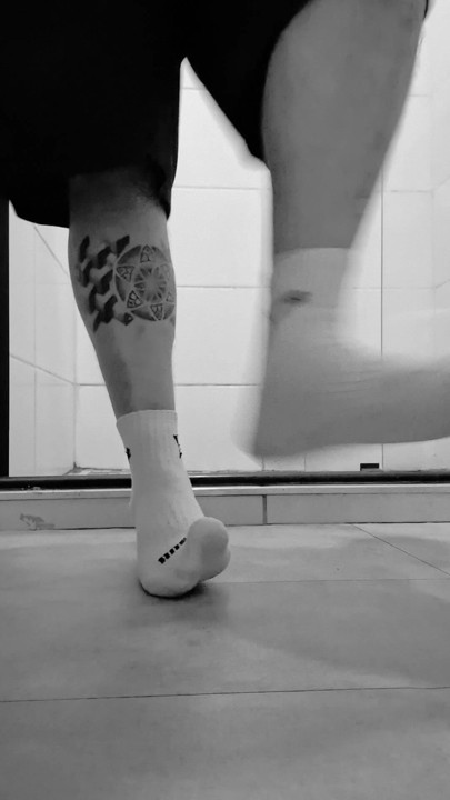 player's feet