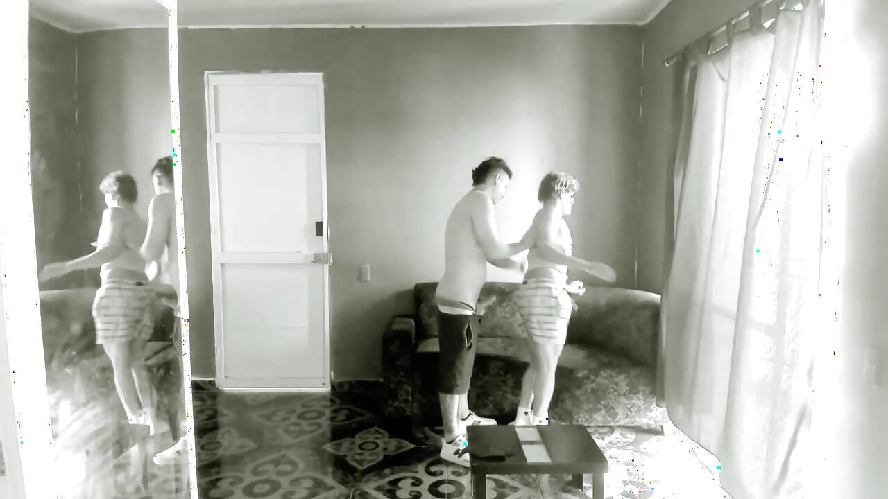 CAMERA DETECTS TWINK BEING FUCKED BY HER SISTER'S BOYFRIEND