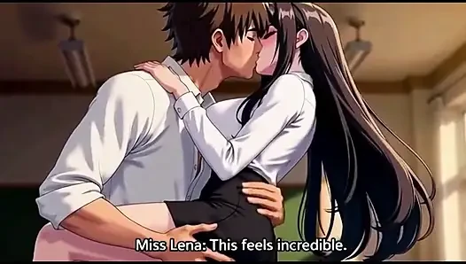 irresistible sex desire between a beautiful teacher and her devoted college student