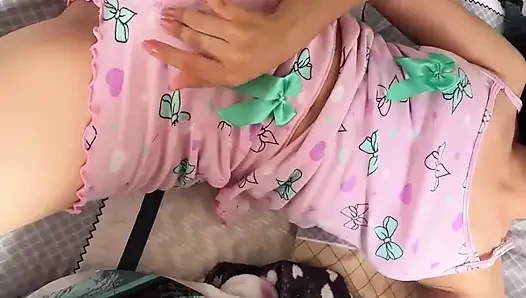 Stepdaughter Seduces Me with Her Pajamas and I End up Touching Her All Over