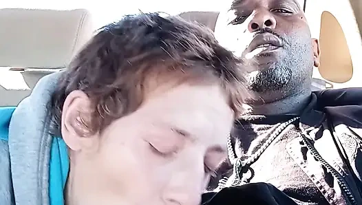 Dirty street whore is drinking my cum for breakfast. MILF