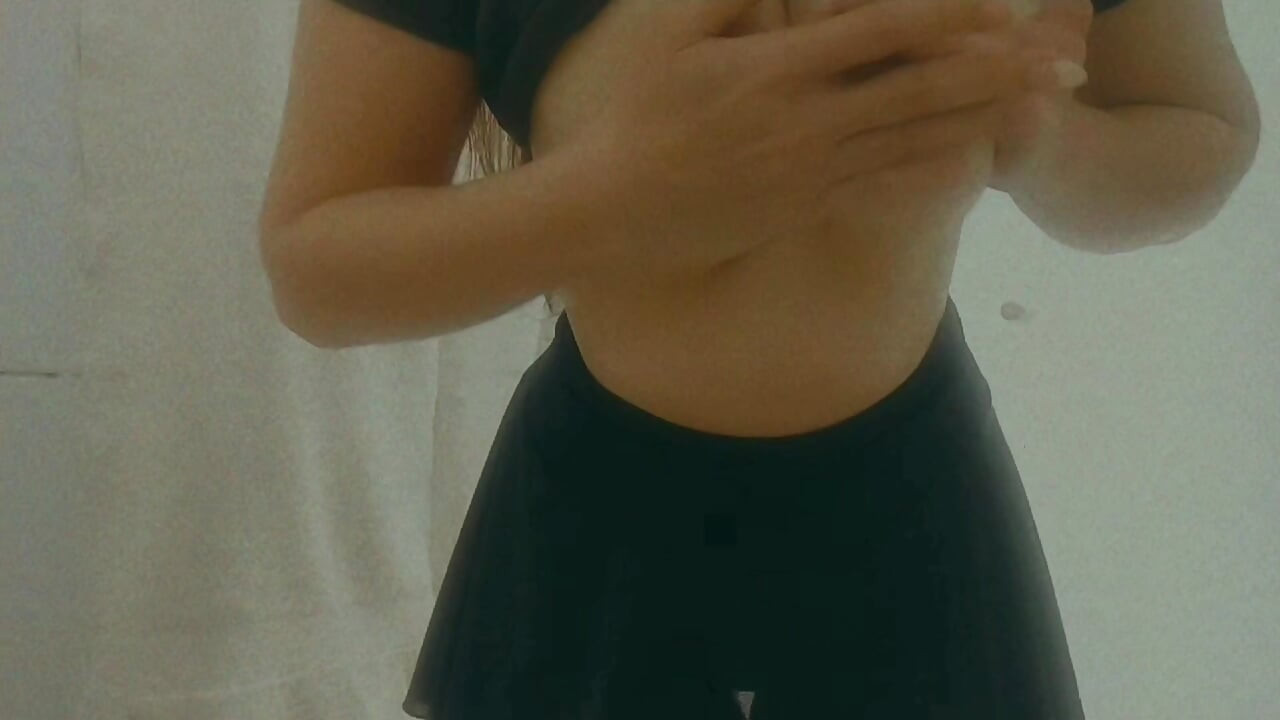 Horny sweet girl fairy bliss touching herself at the bathroom and moaning for u while her pussy its getting dripping wet