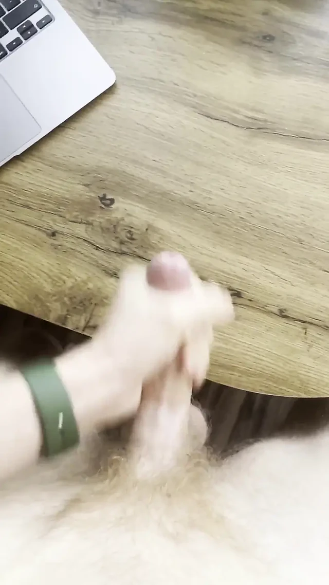 Watch Him Breed: Hairy Twink Masturbation with Epic Cumshot - Slim Body, Big Load