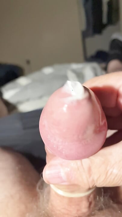 Cum in Condom