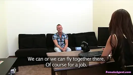 Female Agent - Punk Rocker Fills Hot Agent with His Hard Dick