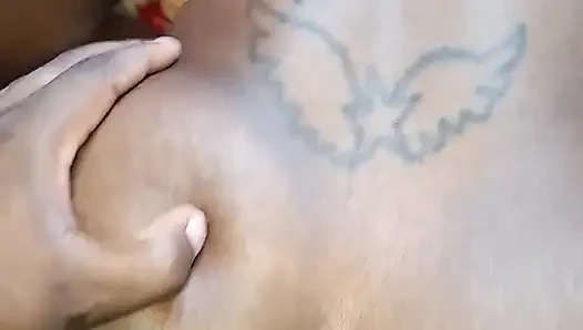 My Girlfriend with the Arched Buttocks Takes My Cock in the Doggy Position