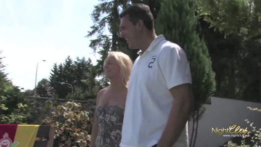 German Milf banged at pool