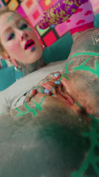 Anal Solo for Skinny Tattoo Girl Dildos and Fuck Her Tiny Asshole | Clip 2