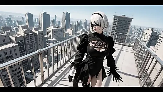 2B (NieR: Automata) X Eve (Stellar Blade) Lesbian -  Pussy Licking Facesitting & Squirting on Face
