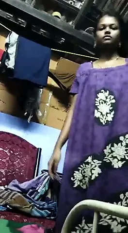 Indian wife caught changing dress