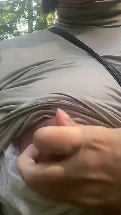 Powerful moment from "Wife flashing tits - public nudity in public park"