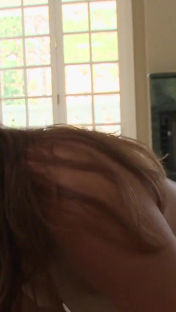 Thrilling moment from "Photographer stud gets to bang a gorgeous brunette on carpet"