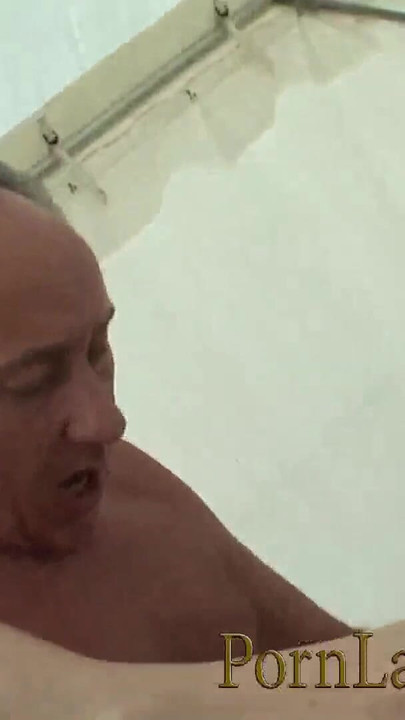 Key moment from "Young babe gets a facial from an old man"