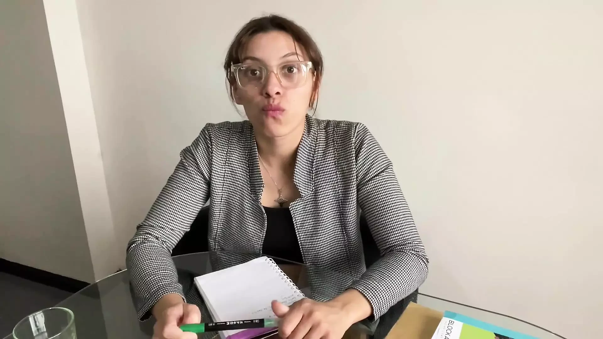 Your Spanish Teacher Gets Horny During the Class...
