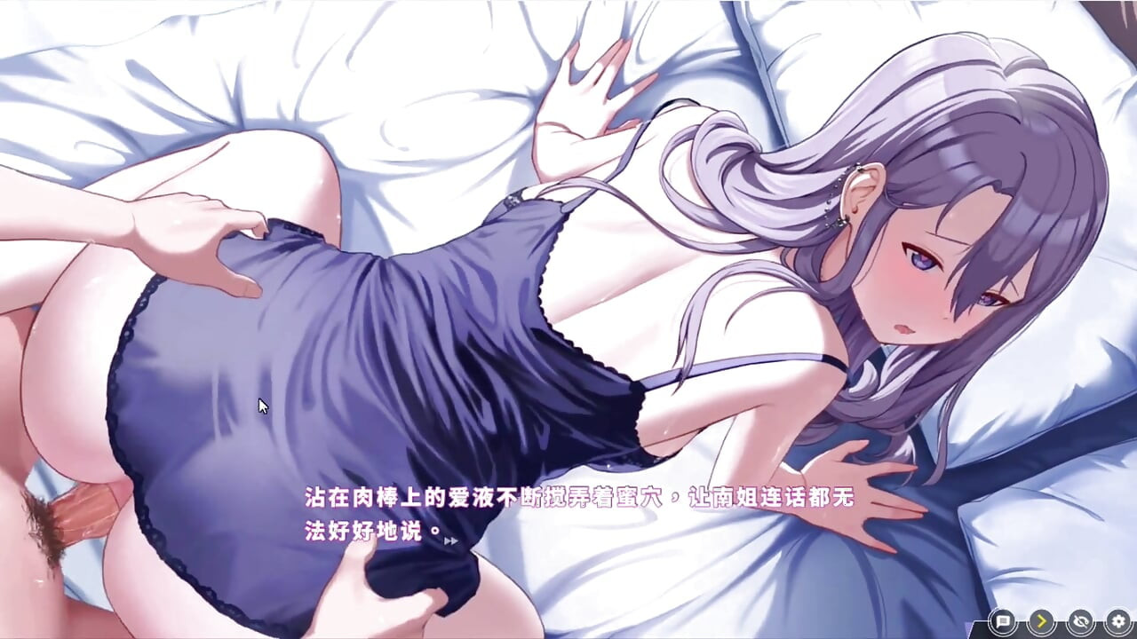 Hentai game - dupla soba za sreću - zrela srebrna beba uživa u vrelom seksu u kupatilu i intimnom noćnom jebanju - besplatan režim