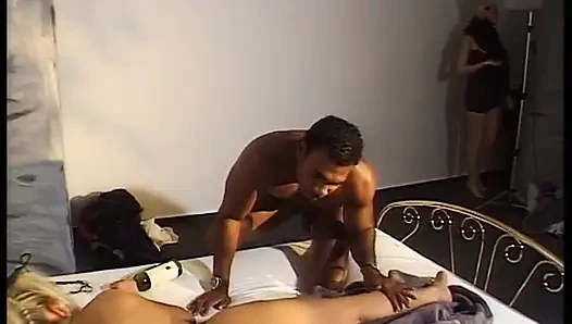 Sexy big boobs and big black cock