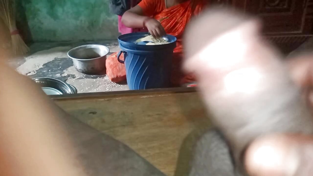 my hasband cock handjob with home