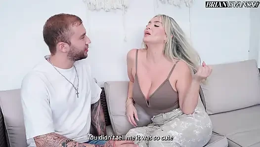 Tatiana Alvarez has a threesome with her husband, two cocks for Kourtney Love - Brian Evansx
