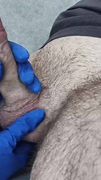 Must-share moment from "nurse helps to take a sperm test"