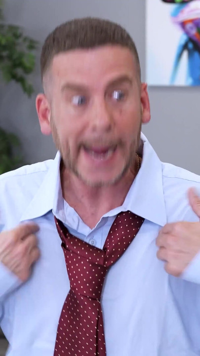 Epic moment from "Stepmom's Spitroast Surprise with Husband and Stepson"