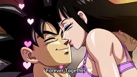 Goku соблазняет свою беременную жену за то, что делает анал в первый раз
