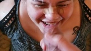 Huge homemade facial