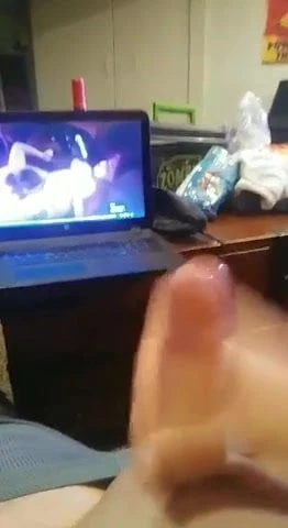 Slow mo cumming for my little