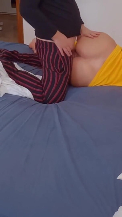 Key moment from "The stepmom thought it was a dream when the stepson stuck his dick in her mouth and pussy, and then came"