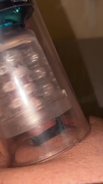 Emotional moment from "small foreskin cock gets spoiled with mastubator"