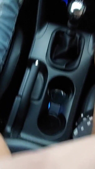 Thrilling moment from "American stepmom and her stepson tease each other in the car in public"