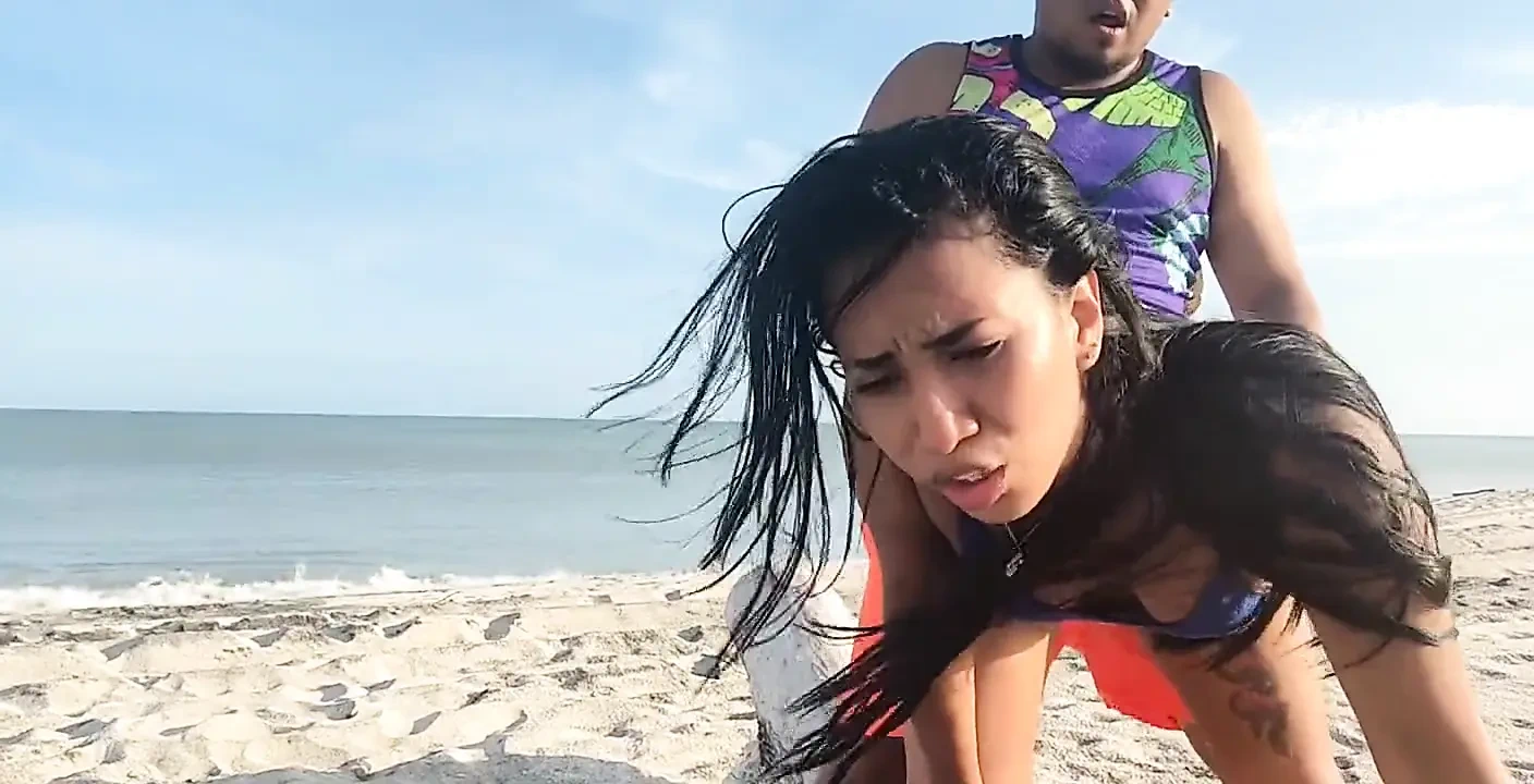 My stepbrother and I went to the beach