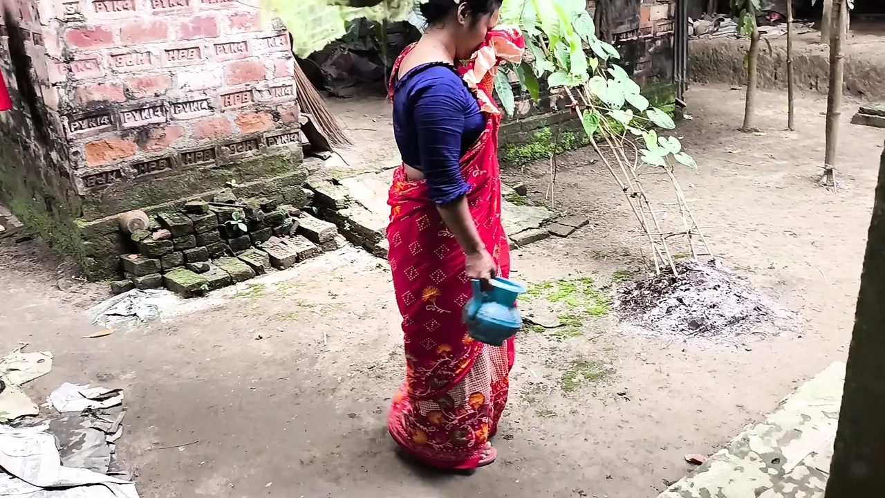 我看到我的继阿姨走进了浴室，我走在她后面，开始操她