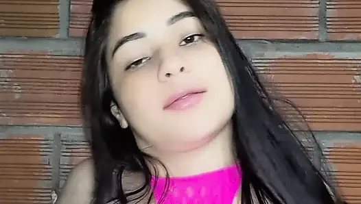 I masturbate my stepsister's tight pussy and play with perfect natural tits