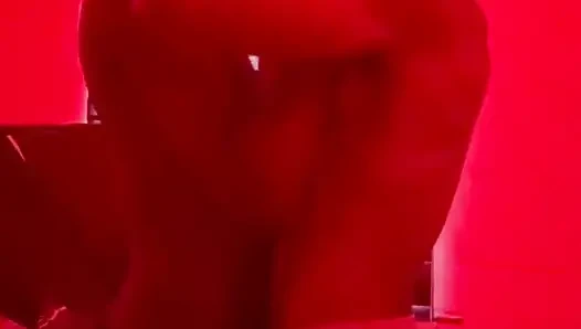 College Twink Friends Fuck After College Under Red Lights